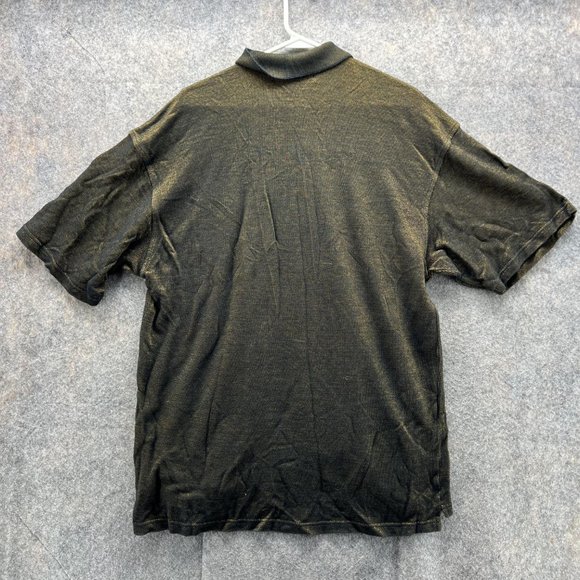 Jhanes Barnes Polo Shirt Men Extra Large Adult Green Outdoors Rayon Vintage XL - Picture 11 of 13